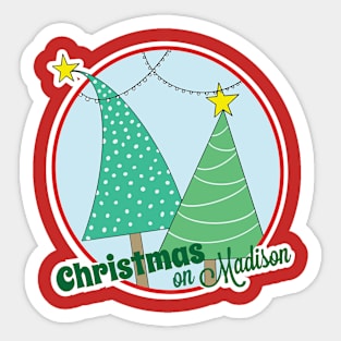 Christmas on Madison Sticker